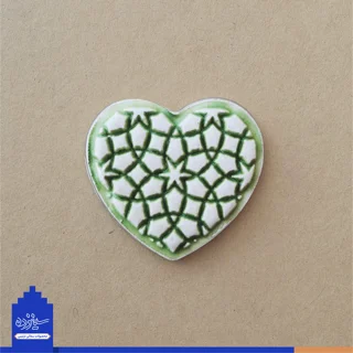 پیکسل سرامیکی آهنربایی طرح «قلب»