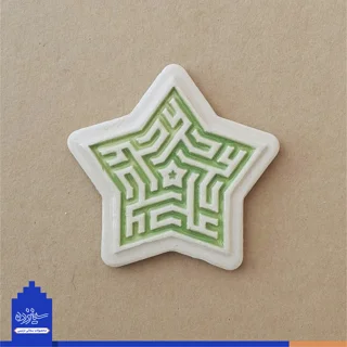 پیکسل سرامیکی آهنربایی طرح  «پنج علی» علیه السلام